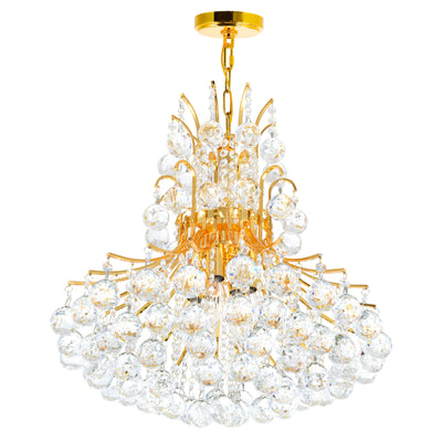 Princess Chandeliers 10 Light Gold Finish