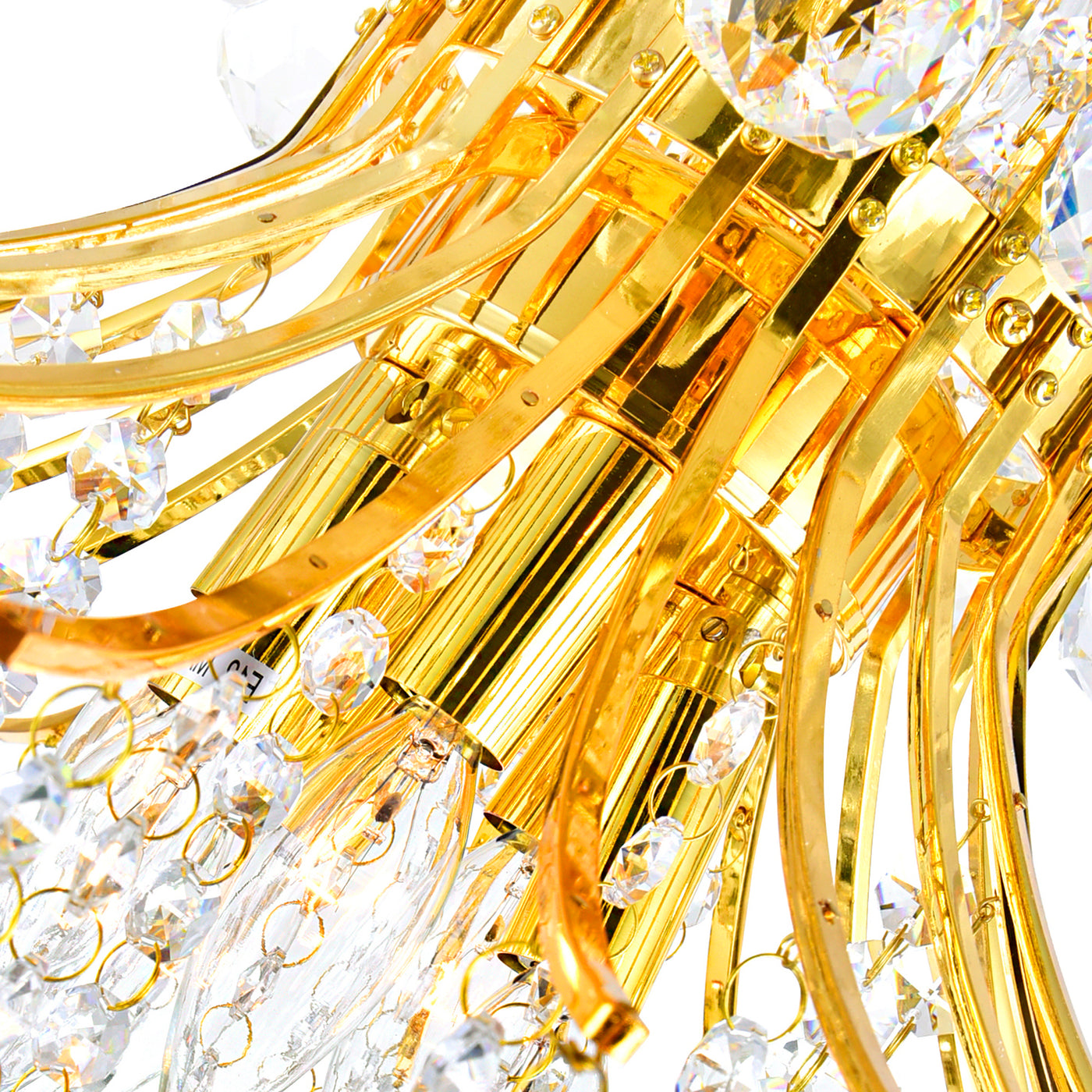 Princess Chandeliers 10 Light Gold Finish