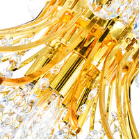 Princess Chandeliers 10 Light Gold Finish