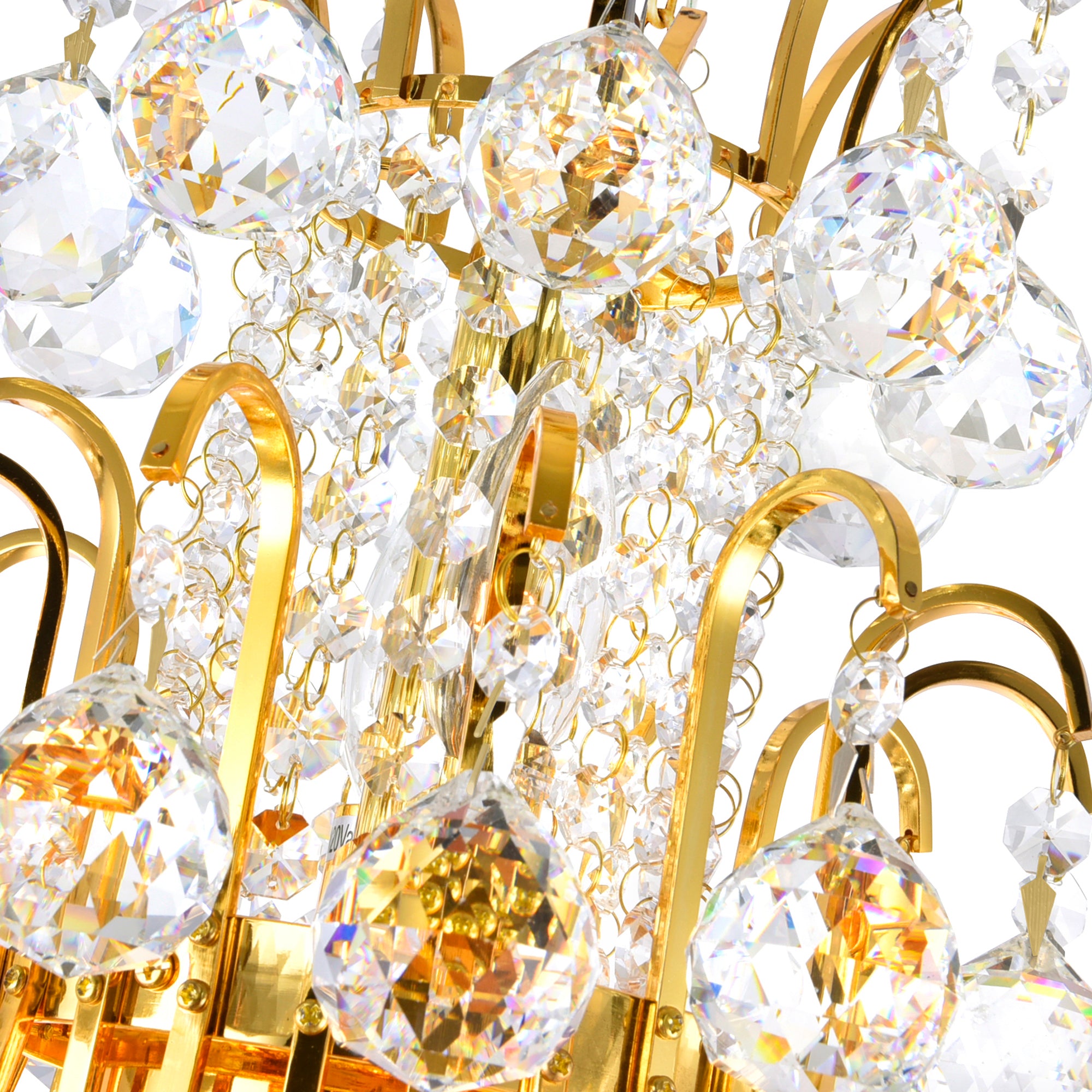 Princess Chandeliers 10 Light Gold Finish