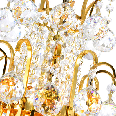 Princess Chandeliers 10 Light Gold Finish