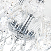 Princeton 6 Light Chrome Chandelier Down Fixture