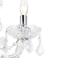 Princeton 6 Light Chrome Chandelier Down Fixture