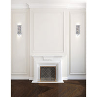 Colosseum 4 Light Chrome Wall Sconce with Crystal Accents