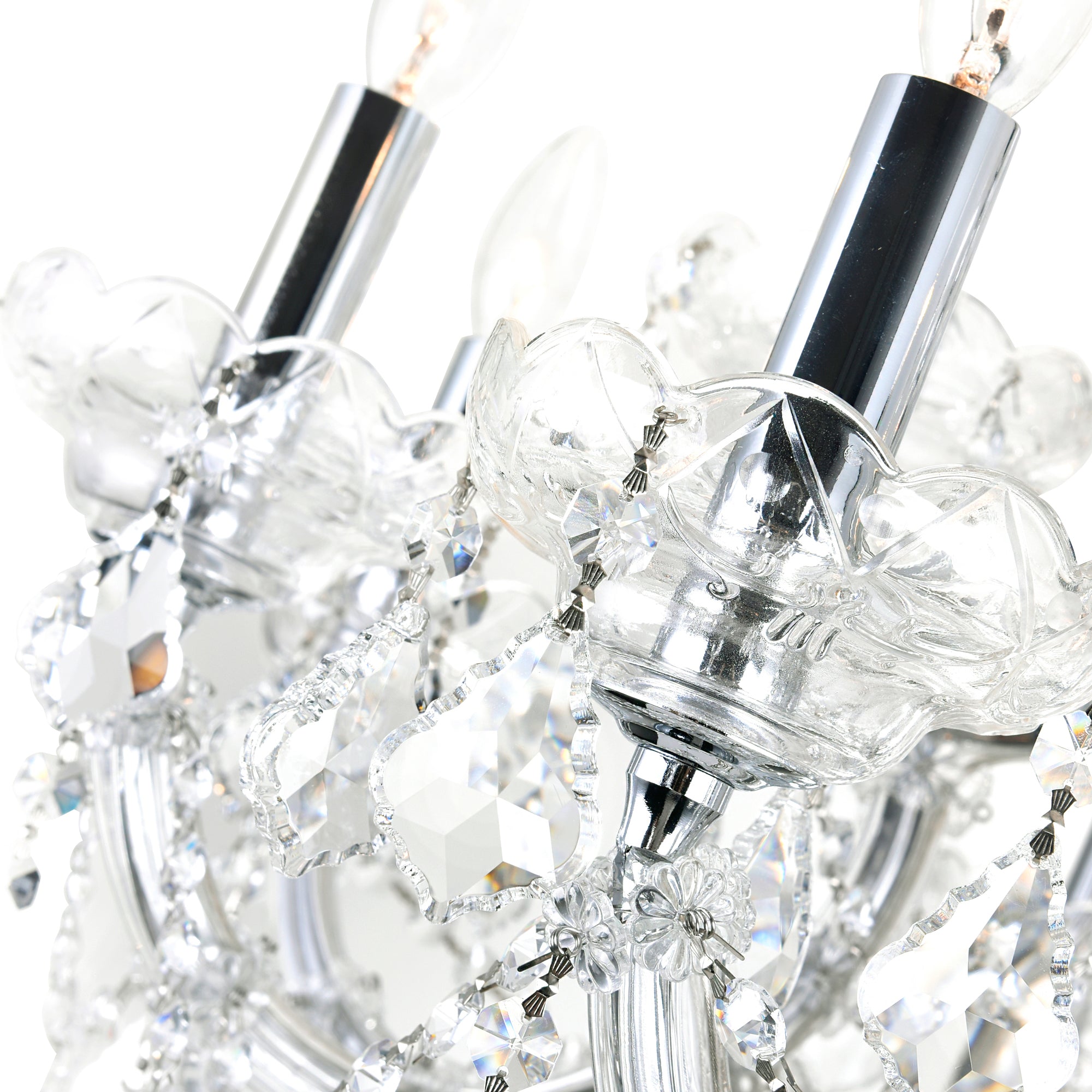 Maria Chandeliers 13 Light Chrome Crystal