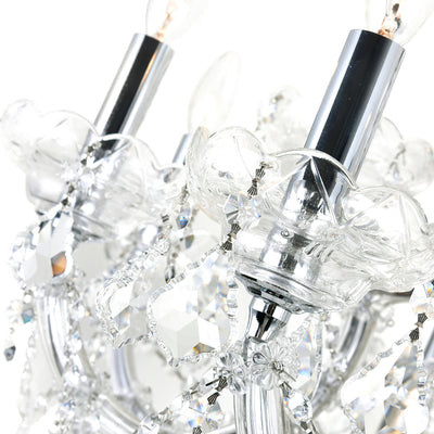 Maria Chandeliers 13 Light Chrome Crystal