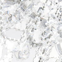 Maria Chandeliers 13 Light Chrome Crystal