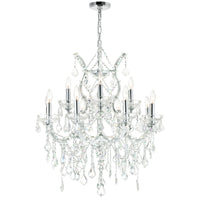 Maria Chandeliers 13 Light Chrome Crystal