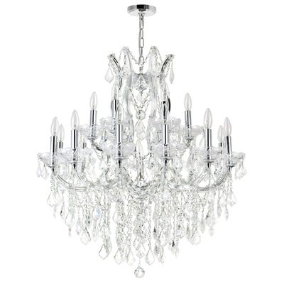 Maria Chandeliers Chrome 19 Lights