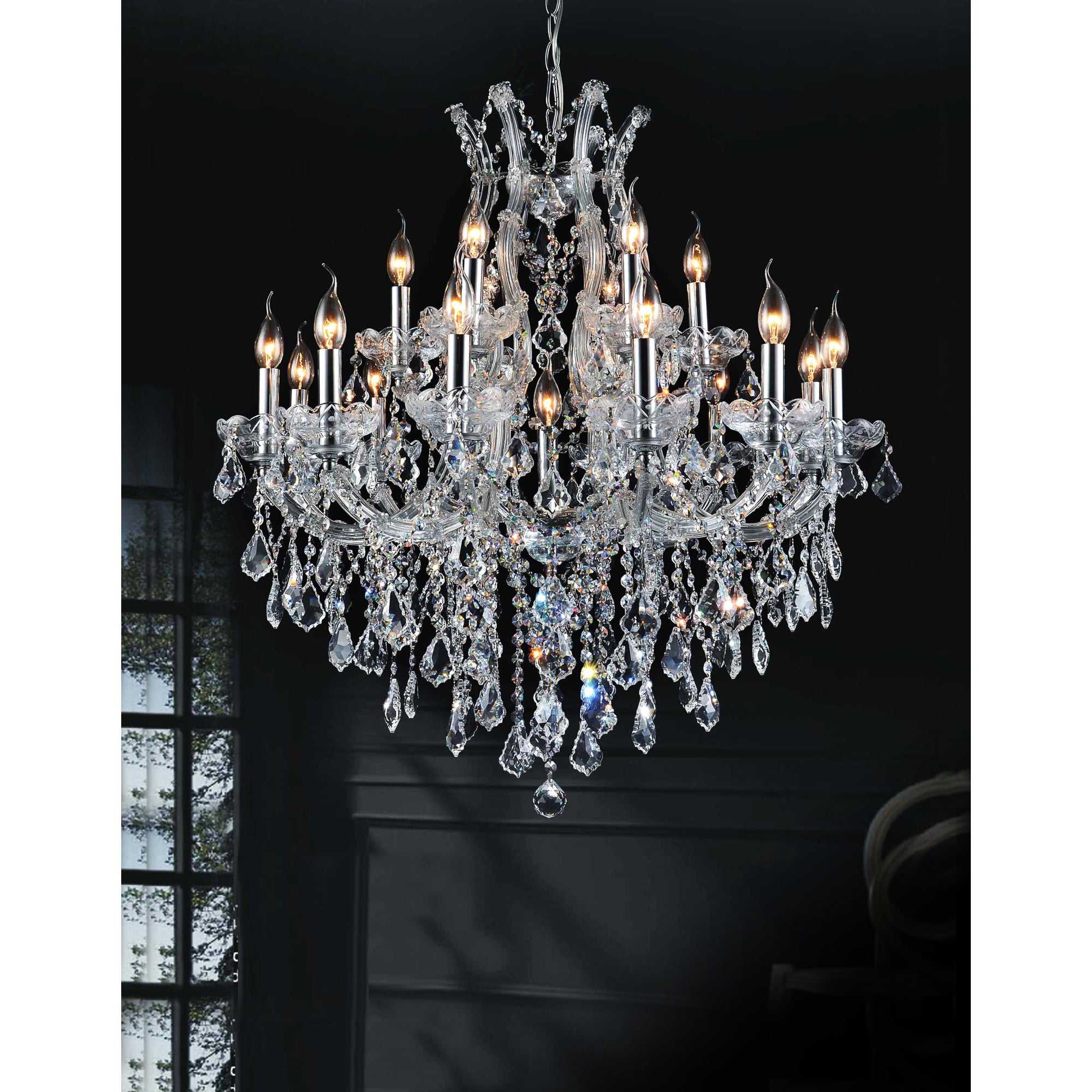 Maria Chandeliers Chrome 19 Lights