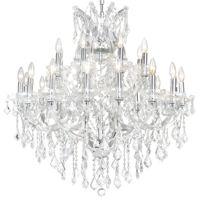 Maria Chandeliers 25 Lights Chrome Finish