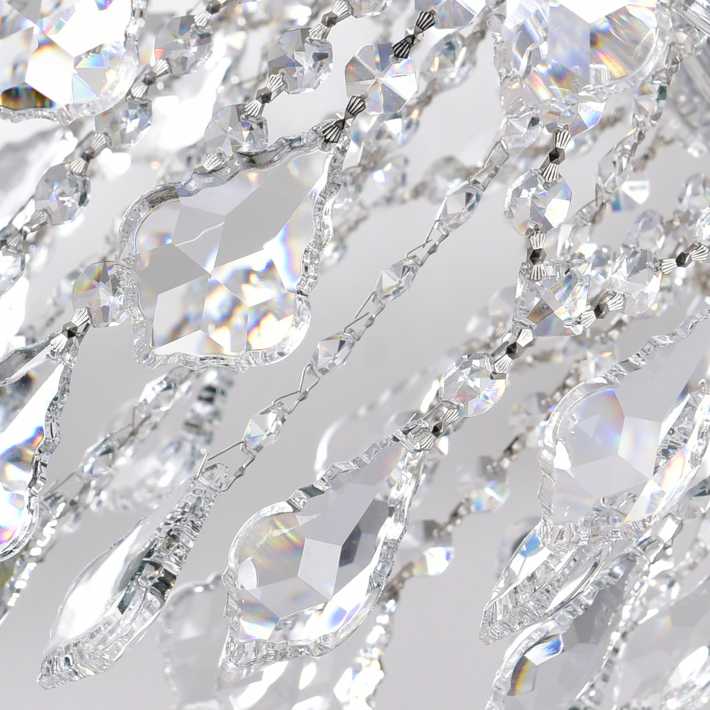 Maria Chandeliers 25 Lights Chrome Finish