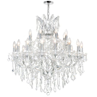 Maria Chandeliers 25 Lights Chrome Finish
