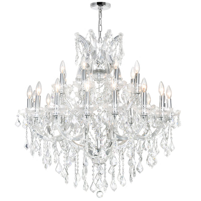 Maria Chandeliers 25 Lights Chrome Finish