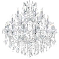 Maria Chandeliers 33 Lights Chrome Finish