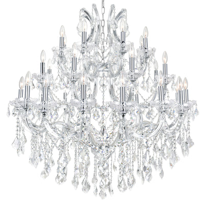Maria Chandeliers 33 Lights Chrome Finish
