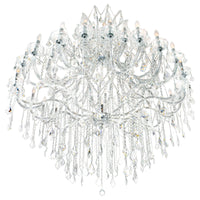 Maria Chandeliers 49 Light Chrome Crystal