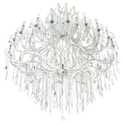 Maria Chandeliers 49 Light Chrome Crystal