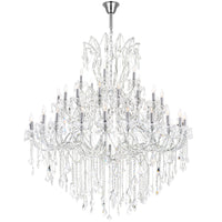 Maria Chandeliers 49 Light Chrome Crystal