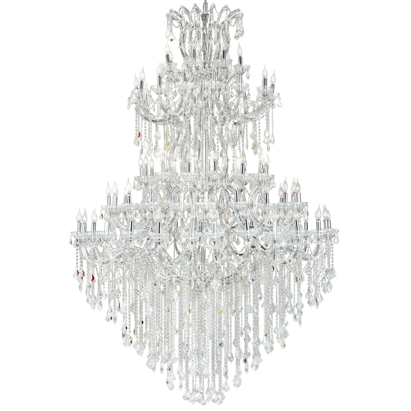 Maria Chandeliers 84 Light Chrome