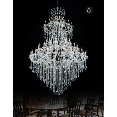 Maria Chandeliers 84 Light Chrome