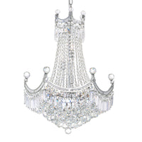 Amanda 11 Light Chrome Chandelier Down Fixture