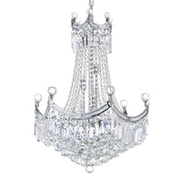 Amanda 11 Light Chrome Chandelier Down Fixture