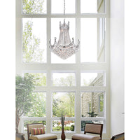 Amanda 15 Light Chrome Chandelier Down Fixture
