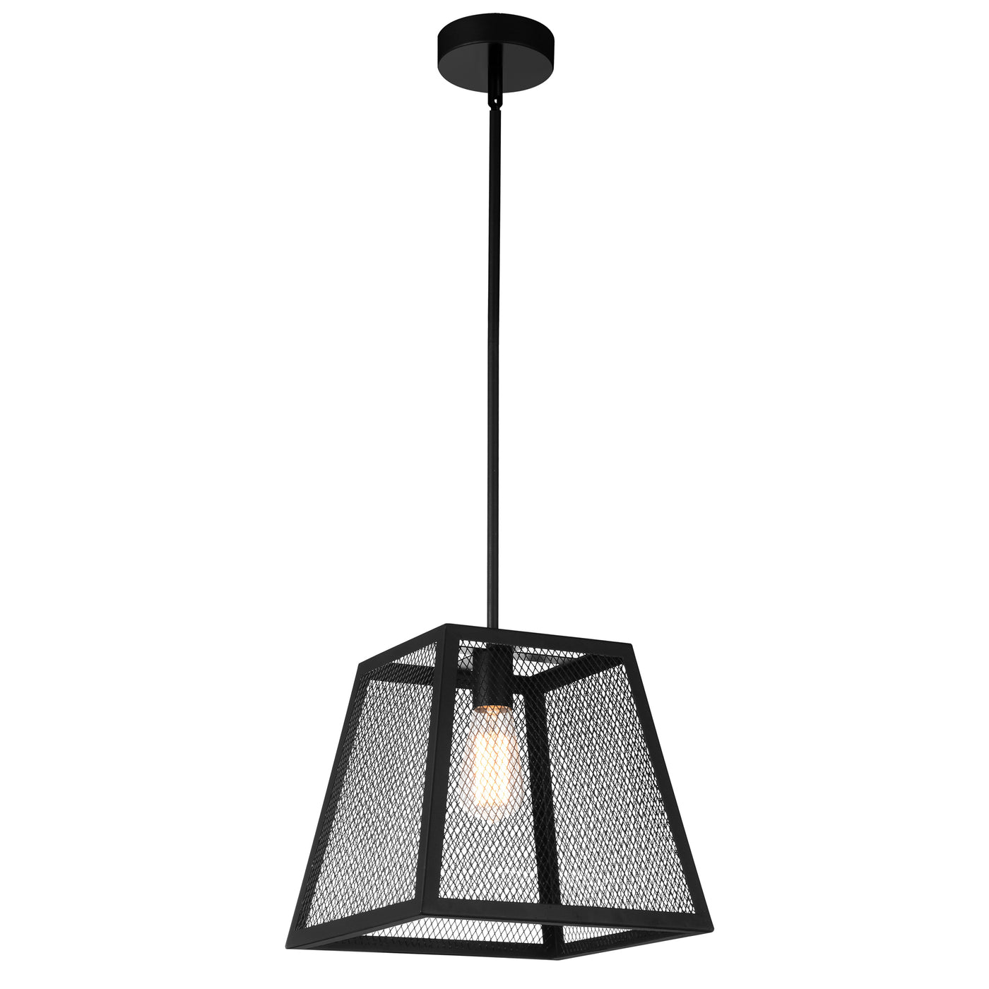 Alyson 1 Light Black Mini Pendant