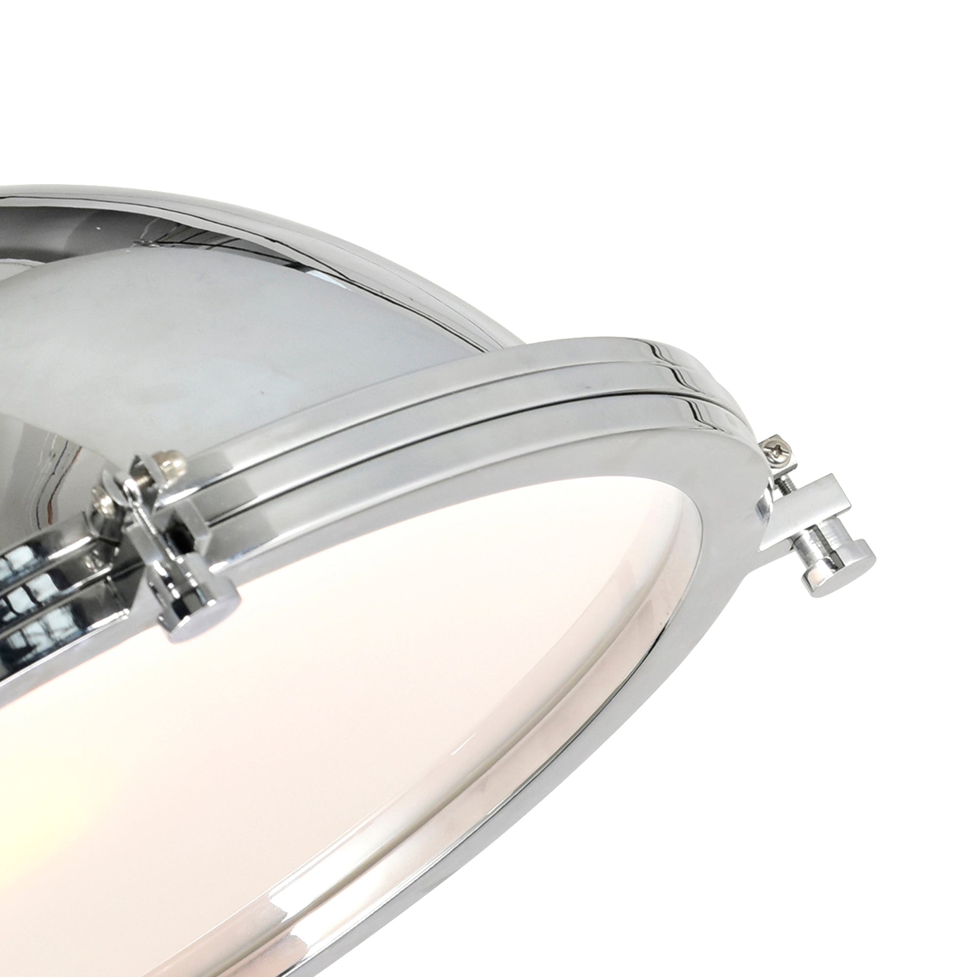 Show 1 Light Chrome Pendant Light