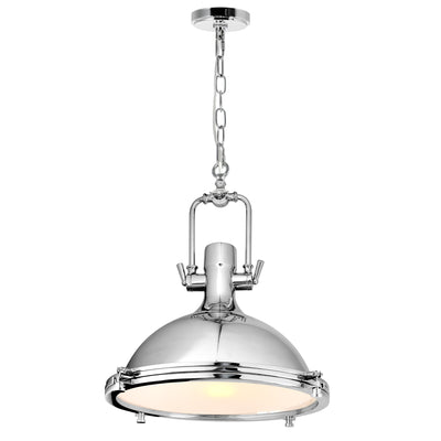 Show 1 Light Chrome Pendant Light