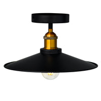 Brave 1 Light Black Flush Mount