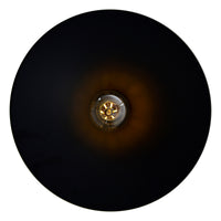 Brave 1 Light Black Flush Mount