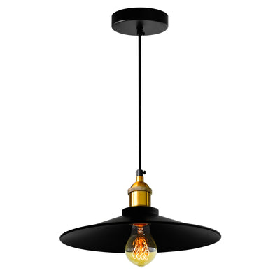 Brave 1 Light 13in Black Mini Pendant