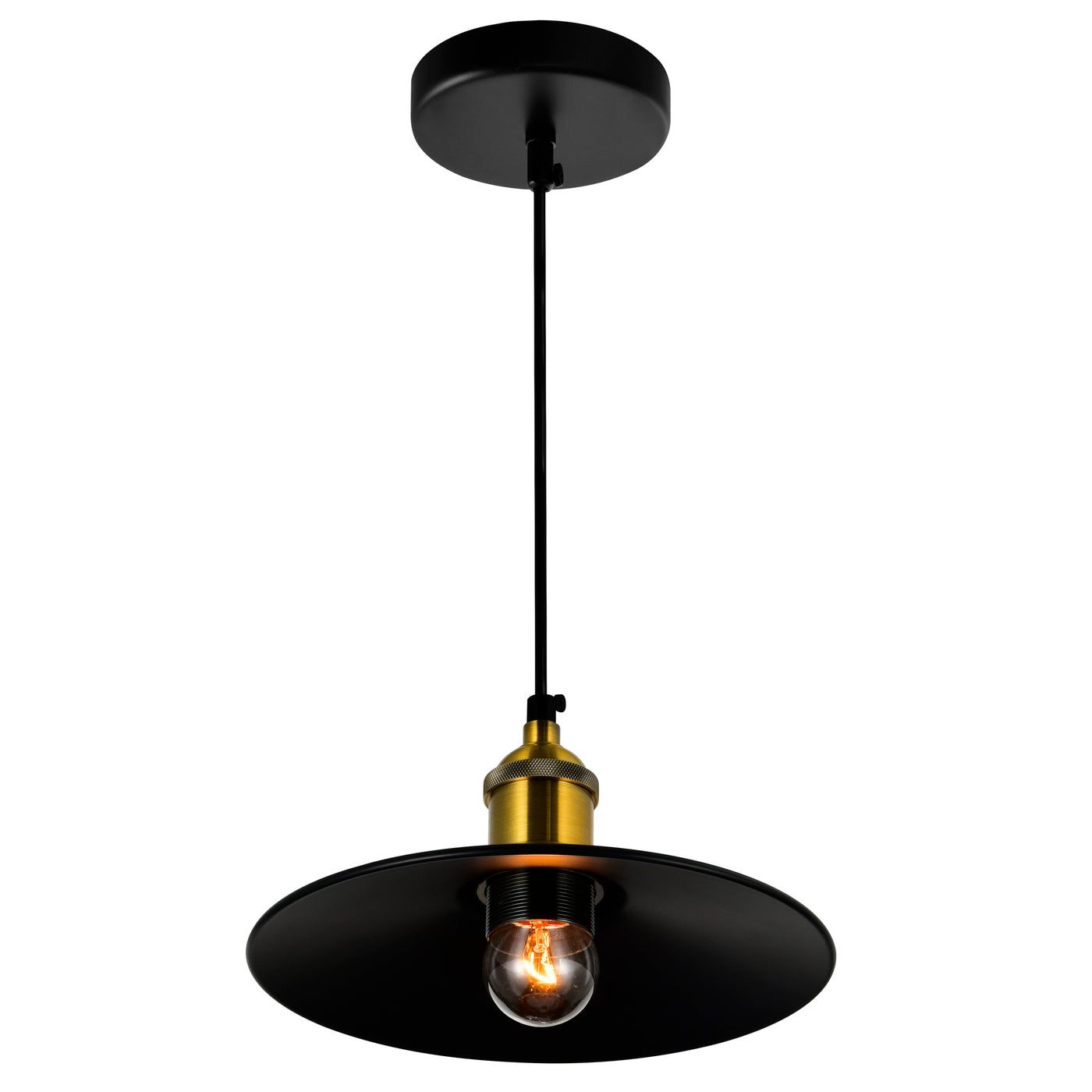 Brave 1 Light Black Mini Pendant