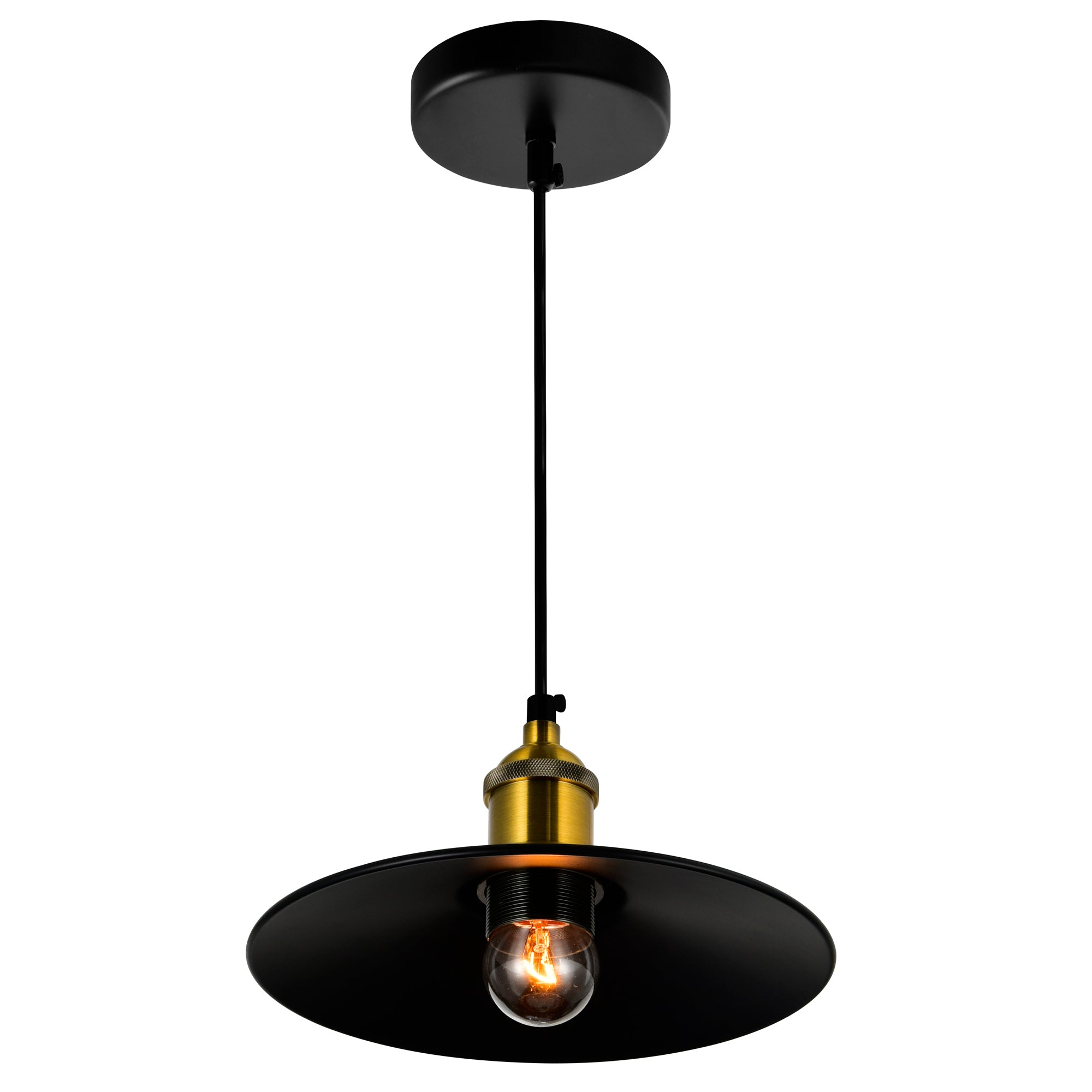 Brave 1 Light Black Mini Pendant