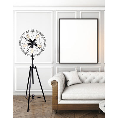 Pamela 5 Light Black Floor Lamp