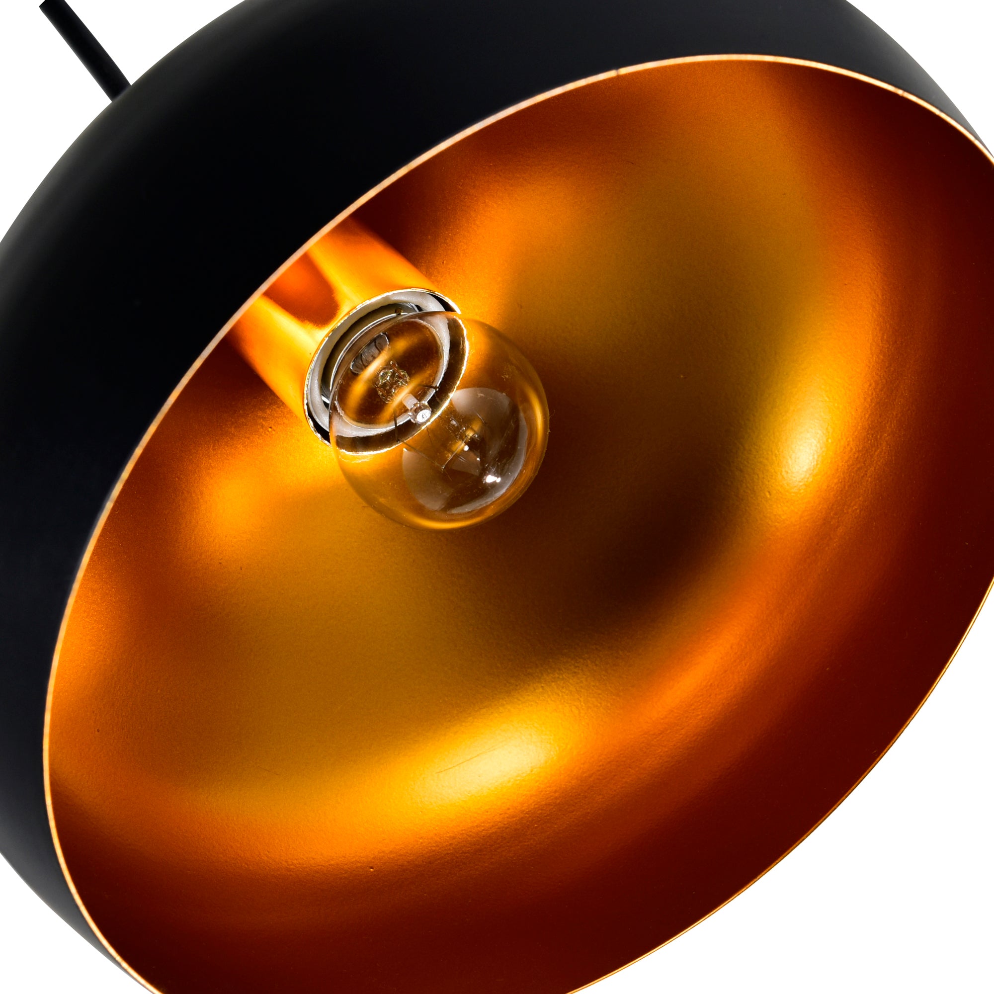 Dynamic 1 Light 16in Black Pendant Light
