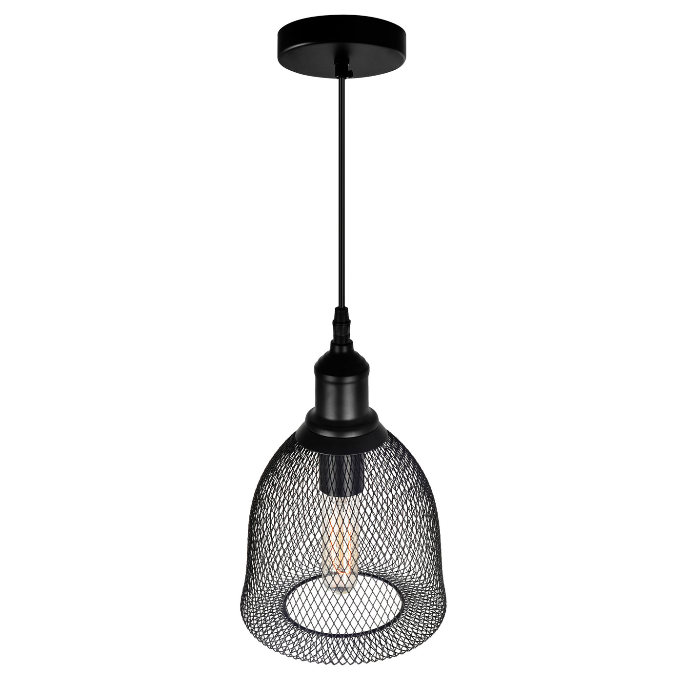 Drea 1 Light Black Mini Pendant