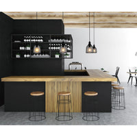 Drea 1 Light Black Mini Pendant