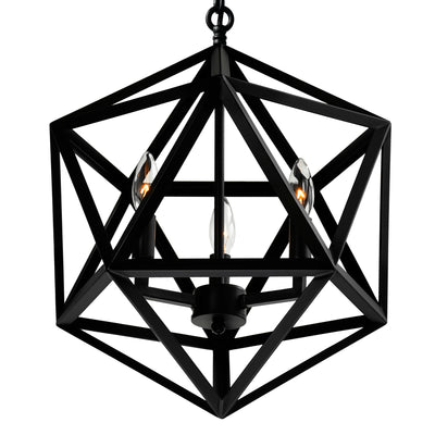 Amazon 3 Light Black Pendant Light