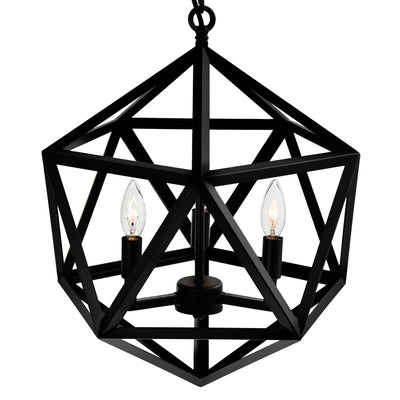 Amazon 3 Light Black Pendant Light