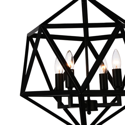 Amazon 4 Light Black Pendant Light