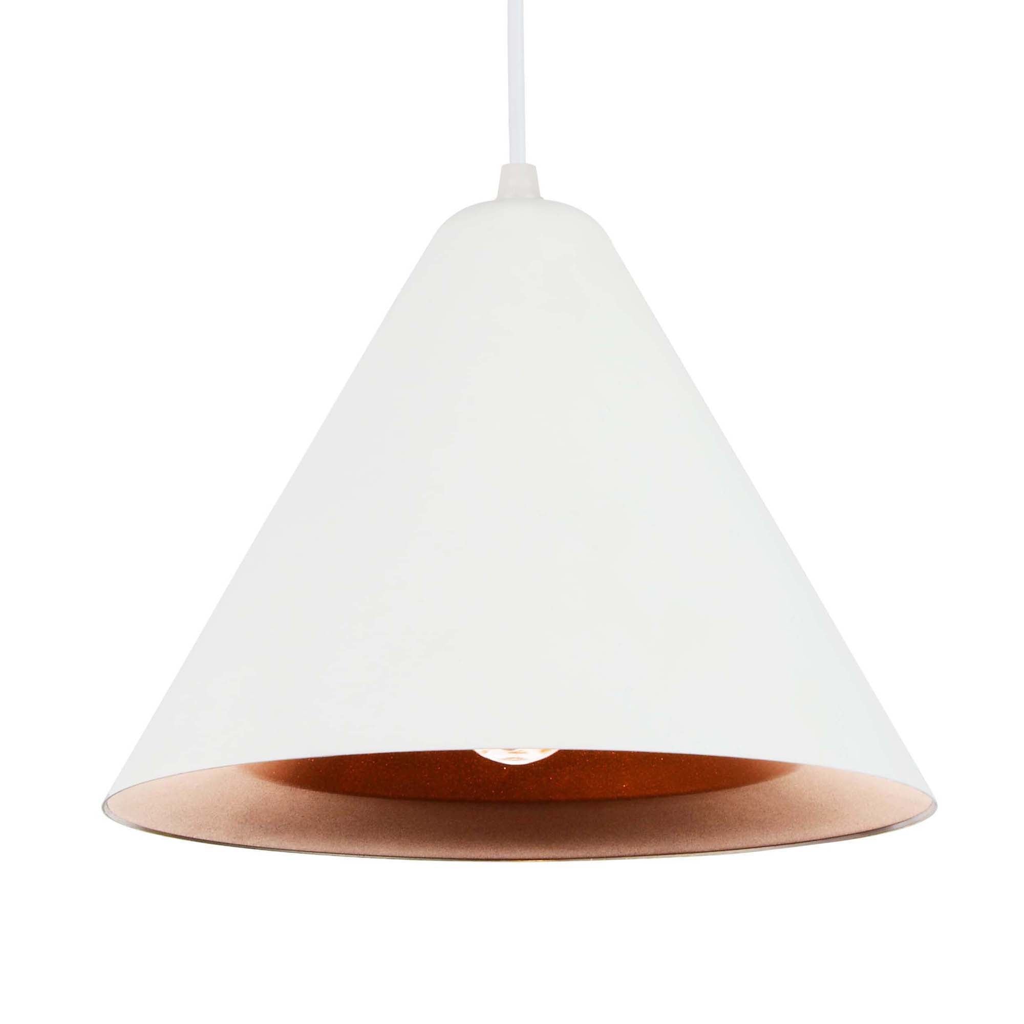 Keila 1 Light Down Matte White Pendant Light