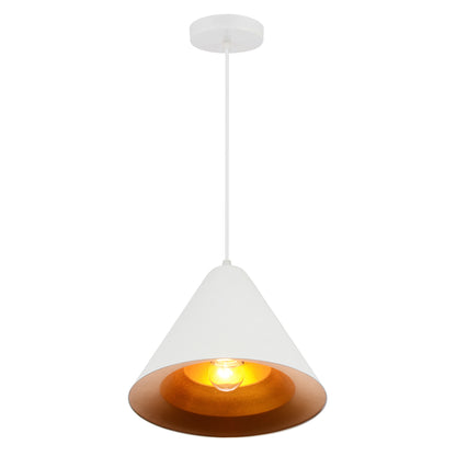 Keila 1 Light Down Matte White Pendant Light