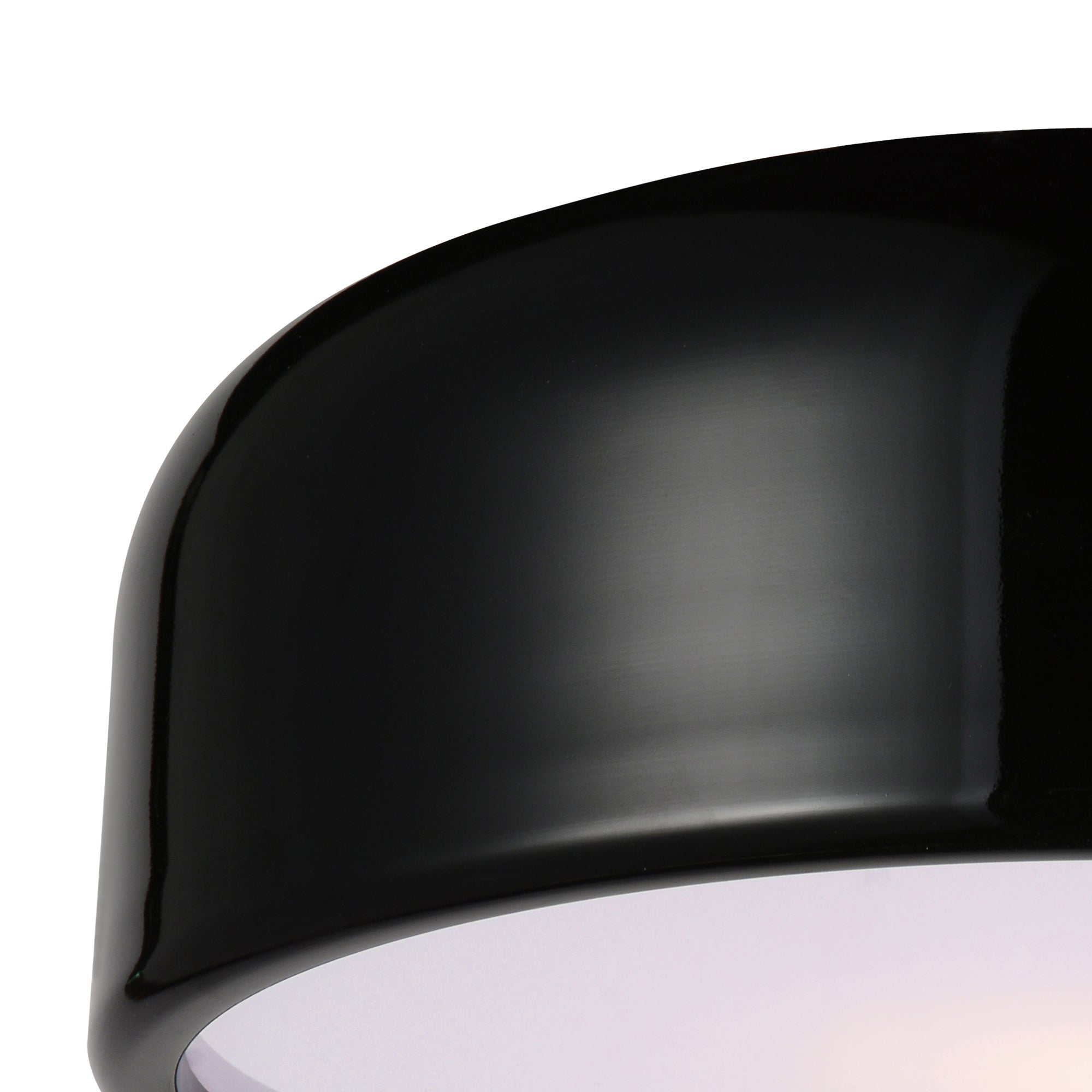 Campton 2 Light 14in Black Flush Mount