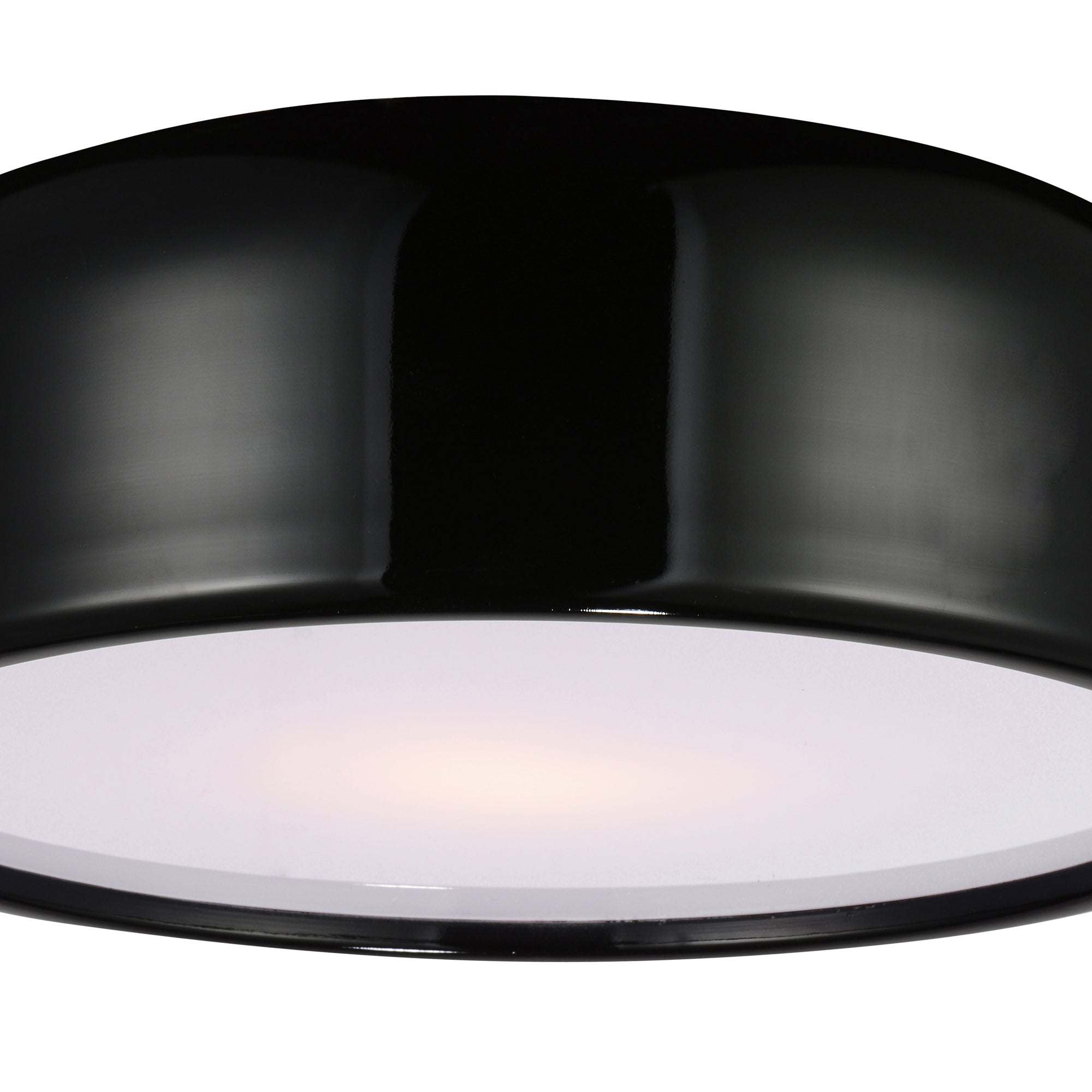 Campton 2 Light 14in Black Flush Mount