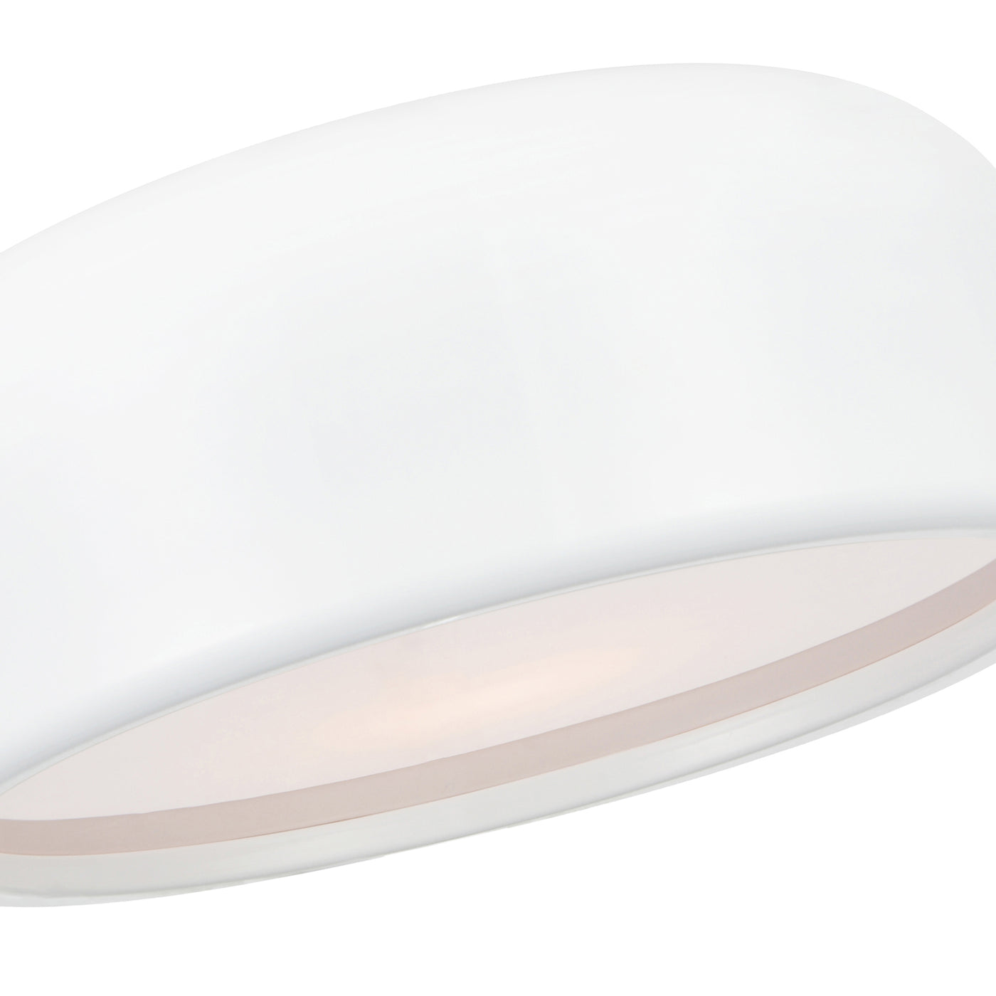 Campton 2 Light 14in White Flush Mount