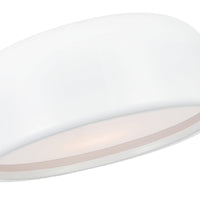 Campton 2 Light 14in White Flush Mount