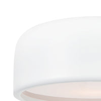 Campton 2 Light 14in White Flush Mount